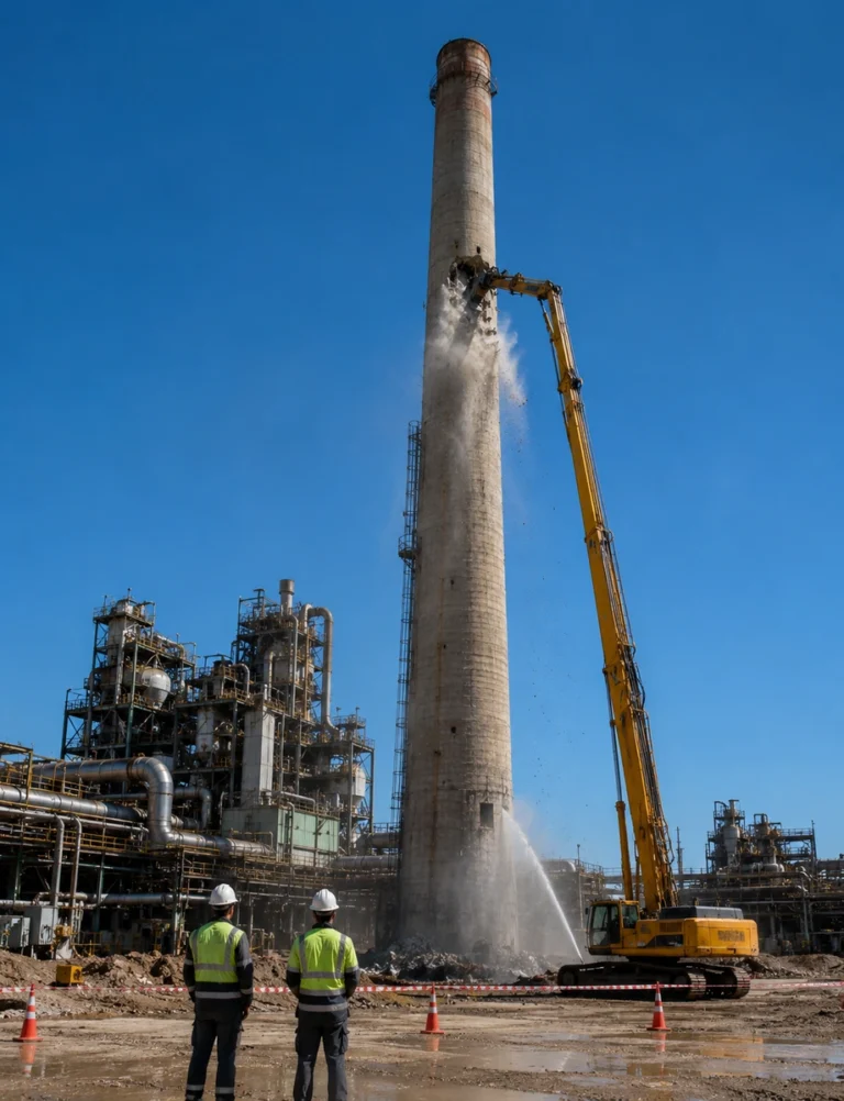 Demoliciones de Chimeneas y Estructuras Altas | Dexa